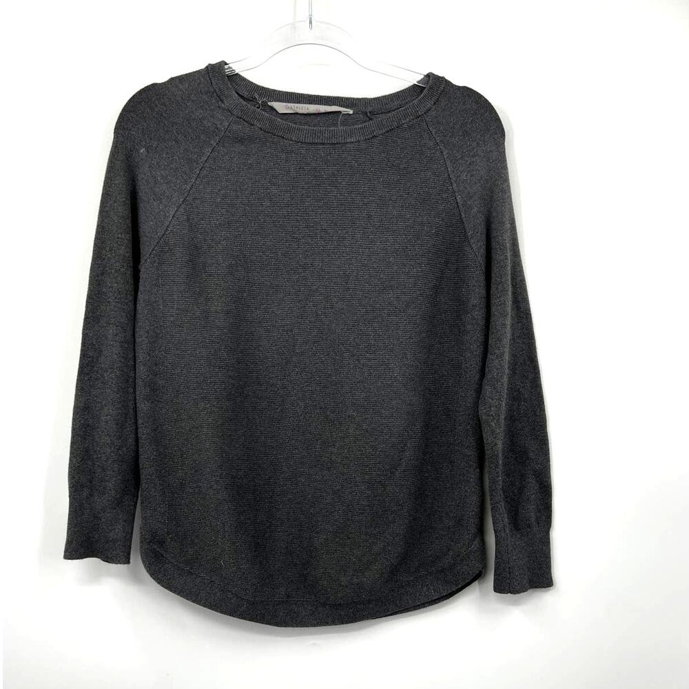 Athleta Women's Crewneck Pullover Sweater Stretch Long Sleeve Gray Size XS